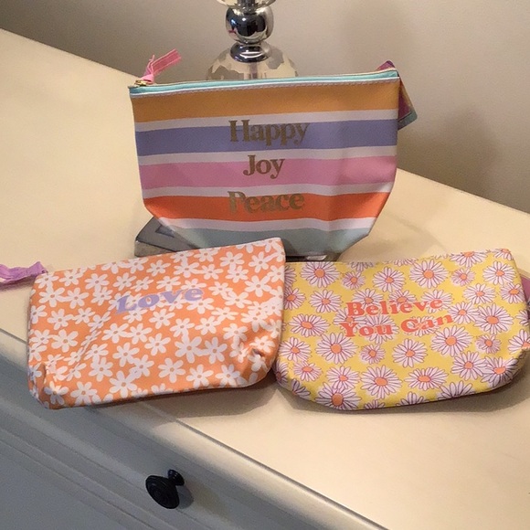 Accessories - NWT: Vinyl Cosmetic Bags